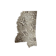 Load image into Gallery viewer, Mississippi Floral Metal Art