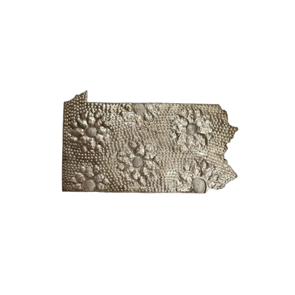 Pennsylvania Floral Metal Art
