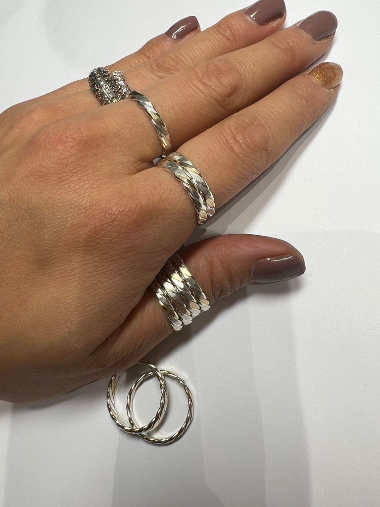 Wire Twist Stacking Ring