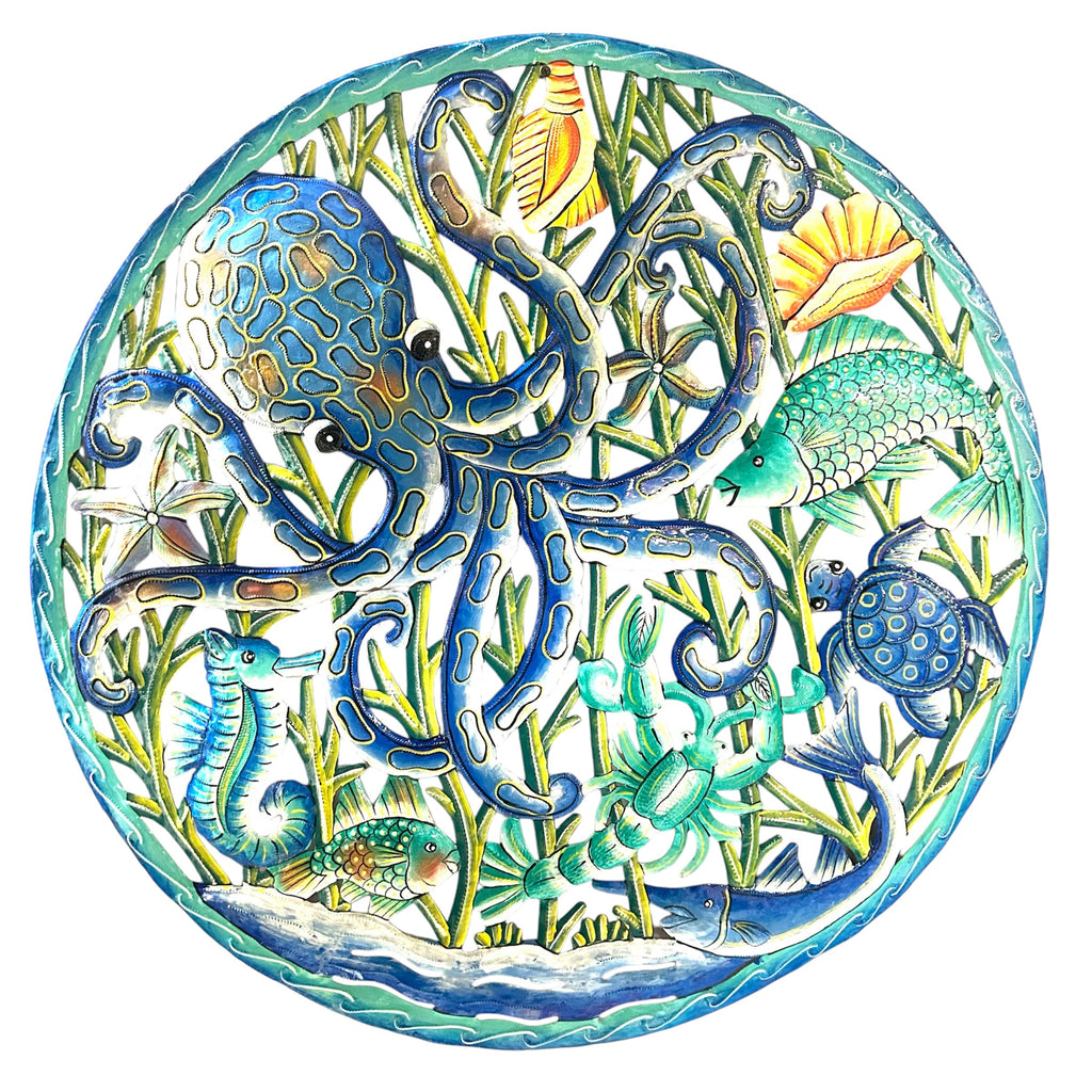 Jumbo Turquoise Blue Octopus