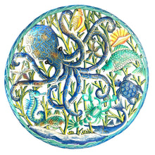 Load image into Gallery viewer, Jumbo Turquoise Blue Octopus