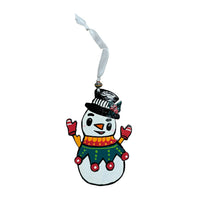 Load image into Gallery viewer, Tophat Frosty Ornament-