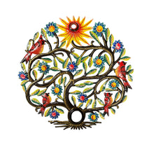 Load image into Gallery viewer, Cardinals in a Tree Oil Drum Top