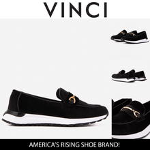 Load image into Gallery viewer, The Milan Black Leather Women Sneaker