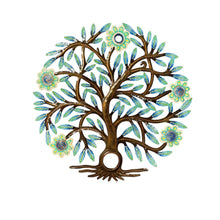 Load image into Gallery viewer, Oil Drum Top Tree- Turquoise