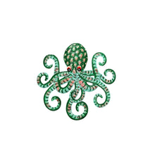Load image into Gallery viewer, Green Octopus
