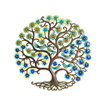 Load image into Gallery viewer, Turquoise and Birds Tree of Life
