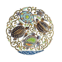 Load image into Gallery viewer, Large Muted Turtles Round