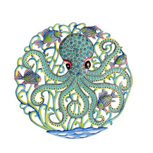 Load image into Gallery viewer, Large Turquoise Octopus