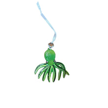 Load image into Gallery viewer, Little Green Octopus Ornament
