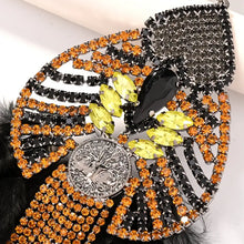 Load image into Gallery viewer, Teardrop Feather Earrings