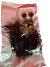Load image into Gallery viewer, Teardrop Feather Earrings