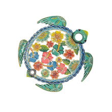 Load image into Gallery viewer, Sea Turtle and Hibiscus Oil Drum Top