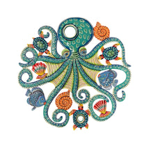 Load image into Gallery viewer, Oil Drum Top Octopus- Shells and Fish