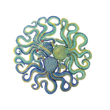 Load image into Gallery viewer, Large Triplet Octopus Round