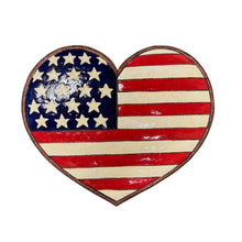 Load image into Gallery viewer, Americana Oil Drum Heart