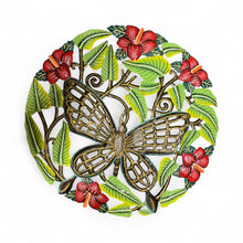 Load image into Gallery viewer, Hibiscus and 3-D Butterfly