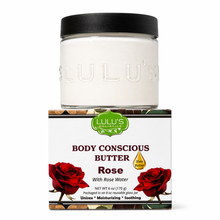 Load image into Gallery viewer, Rosewater Whipped Body Butter – Hydrating, Skin-Softening Care
