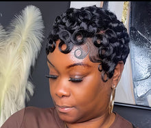 Load image into Gallery viewer, Human Hair Pixie Cut Wig