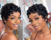 Load image into Gallery viewer, Human Hair Pixie Cut Wig