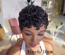 Load image into Gallery viewer, Human Hair Pixie Cut Wig
