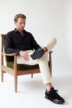 Load image into Gallery viewer, The Hudson Black Suede Men Sneaker