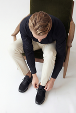 Load image into Gallery viewer, The Hudson Black Suede Men Sneaker
