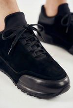 Load image into Gallery viewer, The Hudson Black Suede Men Sneaker