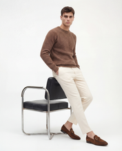 Load image into Gallery viewer, The Brooks Brown Suede Bit Loafer Men Shoe
