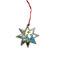 Load image into Gallery viewer, Nativity Star Ornament