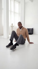 Load image into Gallery viewer, The Obsidian Black Python Leather Men Sneaker