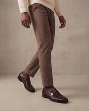 Load image into Gallery viewer, The Aurelio Brown Python &amp; Baby Buffalo Leather Penny Loafer