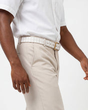 Load image into Gallery viewer, The Cenova White &amp; Gold Leather Men Sneaker