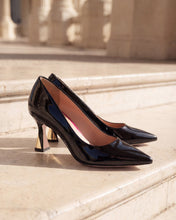 Load image into Gallery viewer, The Brunello Black Patent Leather Pump Women Shoe