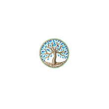 Load image into Gallery viewer, Mini Turquoise Tree of Life Round