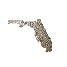 Load image into Gallery viewer, Florida Floral Metal Art