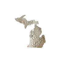 Load image into Gallery viewer, Medium Michigan Floral Metal Art