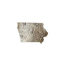 Load image into Gallery viewer, Medium Iowa Floral Metal Art