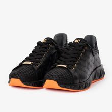 Load image into Gallery viewer, The Caesars Black Leather  Men Sneaker