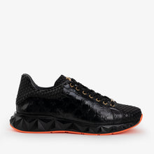 Load image into Gallery viewer, The Caesars Black Leather  Men Sneaker