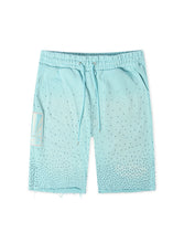 Load image into Gallery viewer, Gala Original Rhinestone Terry Shorts - Washed Sky Blue