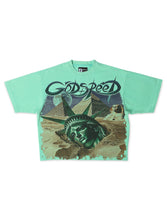 Load image into Gallery viewer, Godspeed Mother Cairo Boxy Fit Tee - Teal