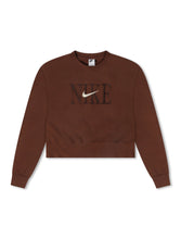 Load image into Gallery viewer, Nike Womens Sportswear Phoenix Fleece - Fauna Brown/Pale Ivory