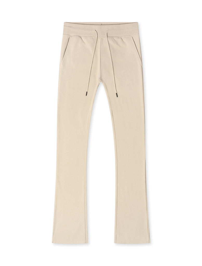 Jordan Craig Uptown Fleece Stacked Sweatpants - Taupe