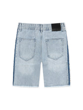 Load image into Gallery viewer, N.M.E NYC Enemy Army '97 Denim Shorts - Blue Wash
