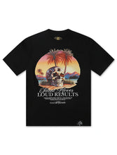 Load image into Gallery viewer, Hasta Muerte Sunset Third Eye Skull Tee - Black