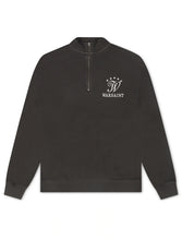 Load image into Gallery viewer, Warsaint Quarter Zip - Washed Black