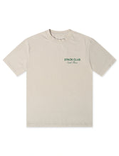 Load image into Gallery viewer, Stack Club Cash Flow Heavyweight Tee - Cream/Green