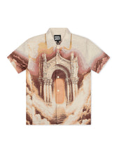 Load image into Gallery viewer, Rebel Minds Paradise Tapestry Button-Up - Khaki
