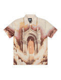Rebel Minds Paradise Tapestry Button-Up - Khaki